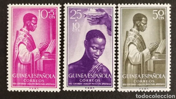GUINEA N°344/46 MH*(FOTOGRAFÍA REAL) (Sellos - España - Colonias Españolas y Dependencias - África - Guinea)