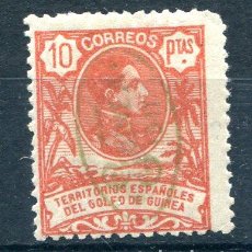 Selos: EDIFIL 84 DE GUINEA ESPAÑOLA. SOBRECARGA DÉBIL. 10 PTS AÑO 1911. NUEVO CON FIJASELLOS.. Lote 229592670