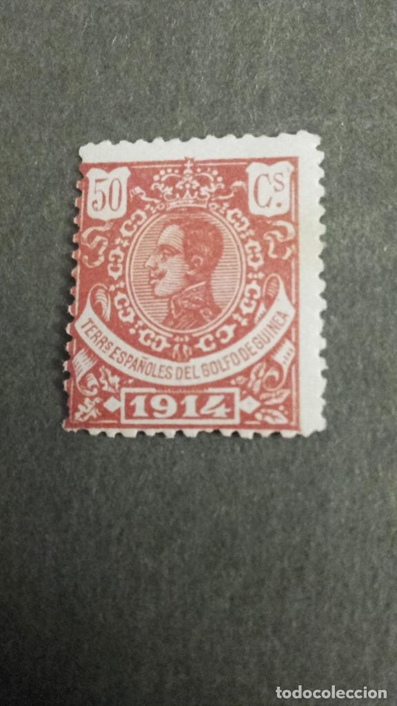 Timbres: rare timbre &rdquo; terre Espagnole Del Golfo de Guin&egrave;a 1914 &rdquo; , neuf