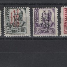 Sellos: R15.B.2/ GUINEA ESPAÑOLA, EDIFIL 256/59*, AÑO 1939