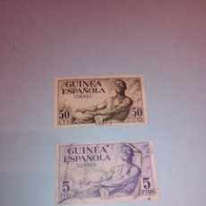 Sellos: GUINEA 1952 312 313