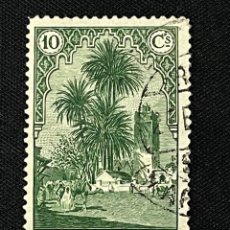 Selos: MARRUECOS, 1928, PAISAJES Y MONUMENTOS, EDIFIL 108, USADO. Lote 300485798