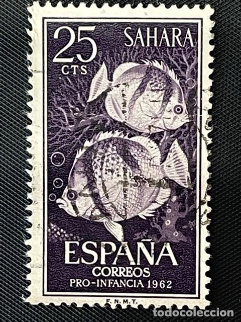 SAHARA, 1962, PRO INFANCIA, EDIFIL 209, USADO (Sellos - España - Colonias Españolas y Dependencias - África - Sahara)