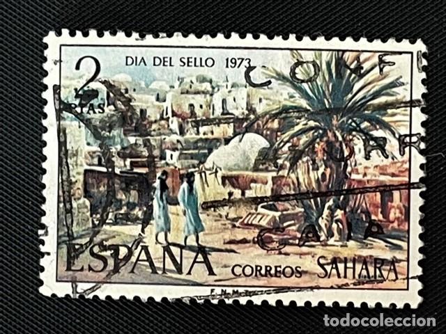 SAHARA, 1973, PINTURAS, EDIFIL 312, USADO (Sellos - España - Colonias Españolas y Dependencias - África - Sahara)
