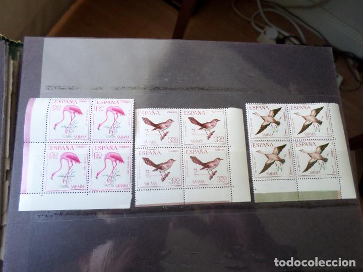 Briefmarken: .sahara espa&ntilde;ol, 1967, dia del sello, aves, edifil 262/64