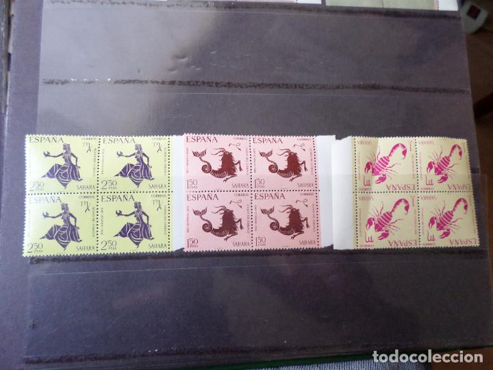 Briefmarken: .sahara espa&ntilde;ol, 1968, pro infancia, signos del zodiaco, edifil 265/67