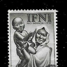 Sellos: IFNI. 1952. PRO INFANCIA 50+10 CTS. USADO