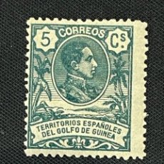 Sellos: GUINEA, ALFONSO XIII, 1909, EDIFIL 61, NUEVO