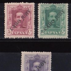 Timbres: CABO JUBY, 1925 EDIFIL Nº 23, 24, 25, /*/, HABILITADOS ”CABO JUBY”. Lote 362315435