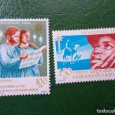 Sellos: :GUINEA ECUATORIAL, 1981, NAVIDAD, EDIFIL 30/31. Lote 363312860
