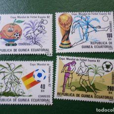 Sellos: :GUINEA ECUATORIAL, 1982, COPA MUNDIAL DE FUTBOL ESPAÑA-82, EDIFIL 35/38. Lote 363314025