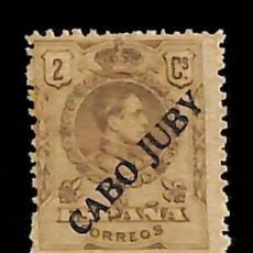 Sellos: CABO JUBY, 1919 EDIFIL Nº 6 /**/, 2 C. CASTAÑO, SIN FIJASELLOS. Lote 363841175