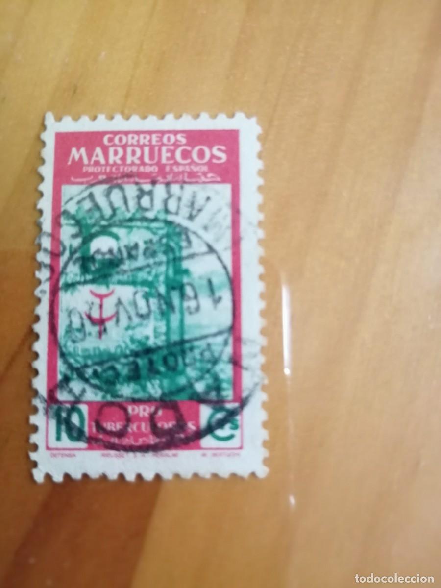 Timbres: MARRUECOS -PROTECTORADO ESPA&Ntilde;OL -PRO TUBERCULOSOS -10 C&Eacute;NTIMOS-DEFENSA -MATASELLOS 16 NOV 1956 NADOR