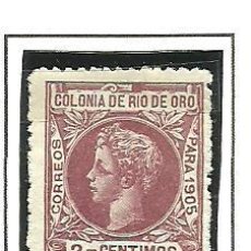 Francobolli: RIO DE ORO 1905 - EDIFIL NRO. 2 - A000.000 MUESTRA - CHARNELA