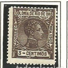 Sellos: RIO DE ORO 1907 - EDIFIL NRO. 20 - CHARNELA. Lote 400919649