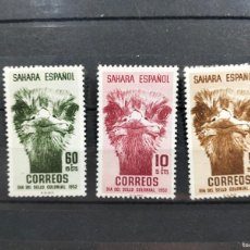 Sellos: ESPAÑA SELLOS EXCOLONIA SAHARA EDIFIL 98/100 AÑO 1952 SELLOS USADO
