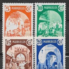 Sellos: MARRUECOS, 1939 TIPOS DIVERSOS, EDIFIL Nº 196 A 199 * *