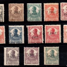 Sellos: GUINEA ESPAÑOLA Nº 111/23. AÑO 1917