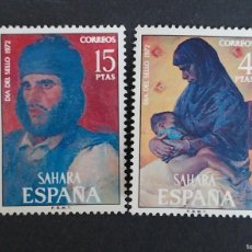 Francobolli: DIA DEL SELLO - SAHARA ESPAÑOL - SERIE NUEVA - AÑO 1972.