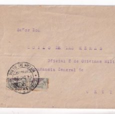 Sellos: SOBRE. RINCÓN DEL MEDIK, MARRUECOS. 1920. A CEUTA. SELLOS BISECTADOS