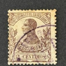 Sellos: GUINEA, ALFONSO XIII, 1912, EDIFIL 86, USADO