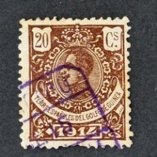 Sellos: GUINEA, ALFONSO XIII, 1914, EDIFIL 103, USADO