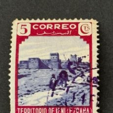 Sellos: IFNI, TIPOS DIVERSOS, 1943, EDIFIL 18, USADO
