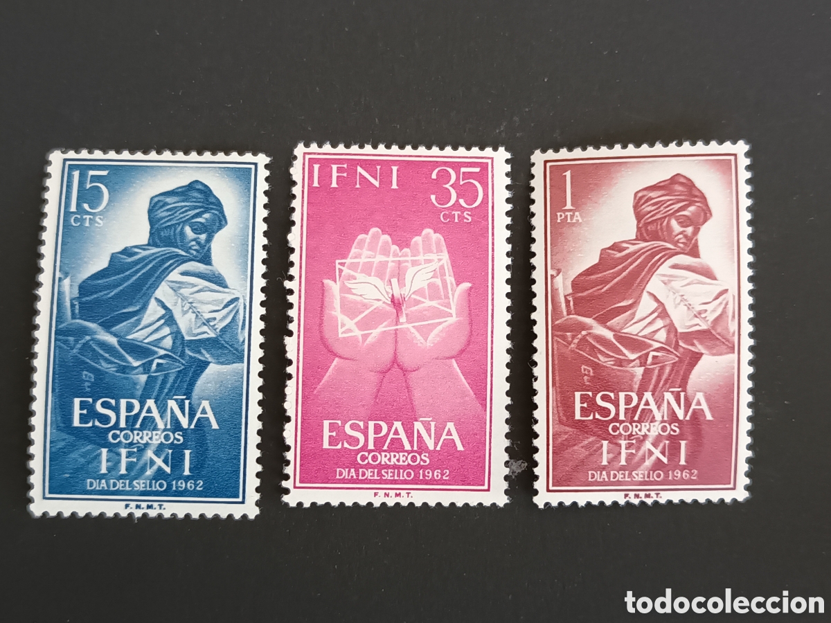 Francobolli: IFNI. 1962. D&Iacute;A DEL SELLO. MNH. COMPLETA.