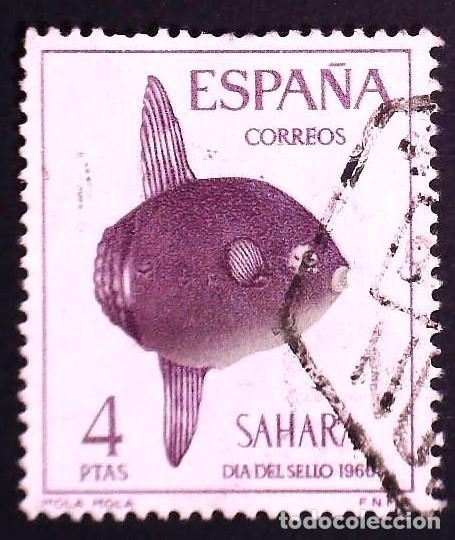 Timbres: Sahara A&ntilde;o 1966 Edifil 255. Usados.