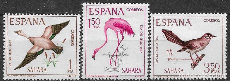 Timbres: Sahara 1967 D&iacute;a del Sello, EDIFIL n&ordm; 262 a 264 * *