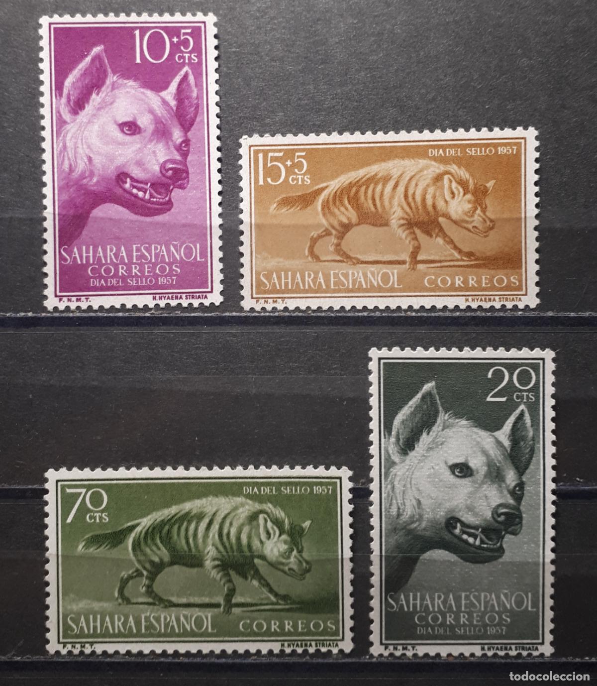 Briefmarken: S&Aacute;HARA. A&Ntilde;O 1957. **. EDIFIL 142/5