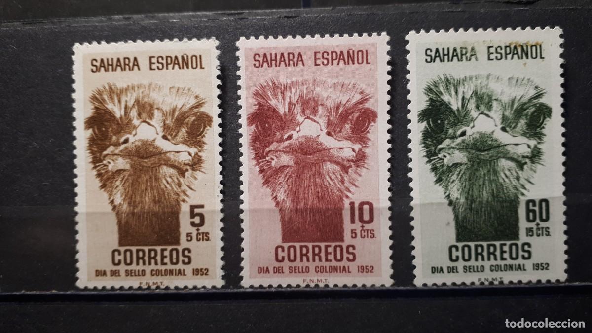 Briefmarken: S&Aacute;HARA . A&Ntilde;O 1952. **. EDIFIL 98/100