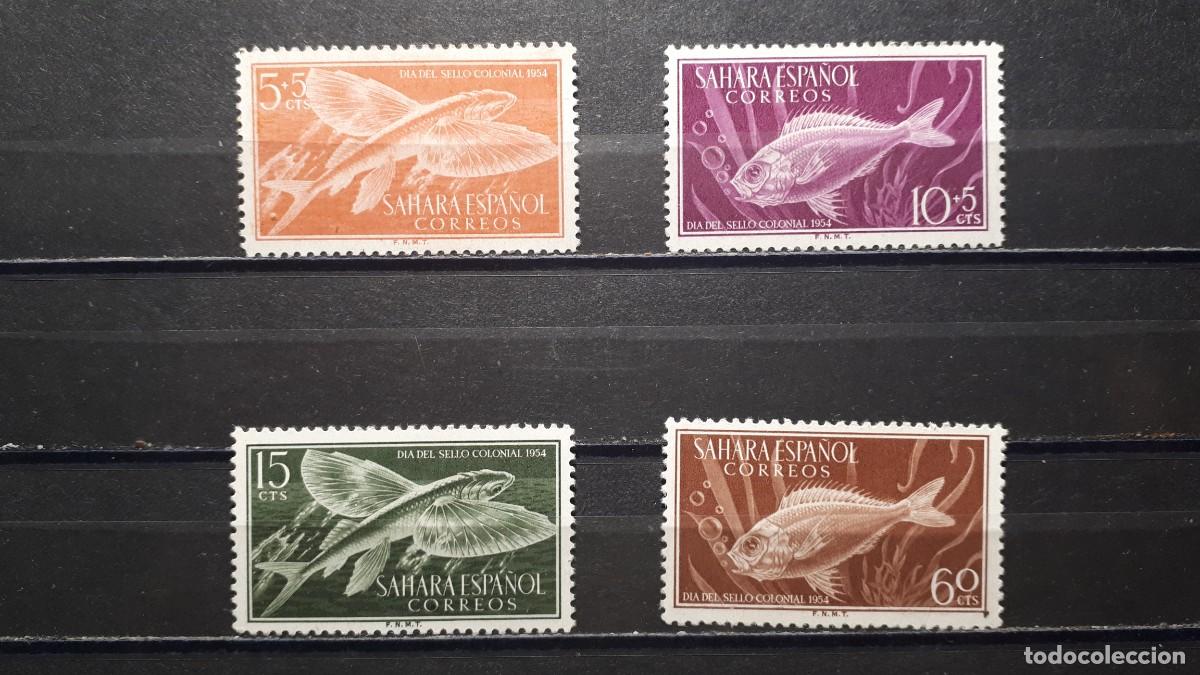 Briefmarken: S&Aacute;HARA . A&Ntilde;O 1954. **. EDIFIL 116/9