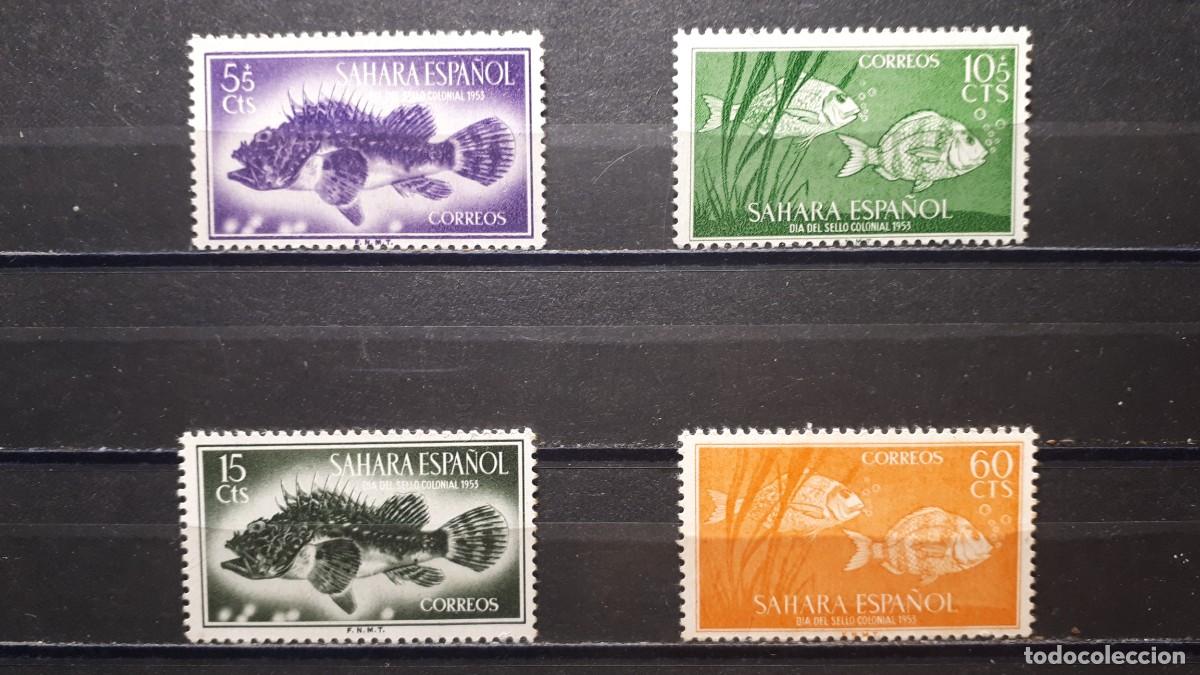 Briefmarken: S&Aacute;HARA . A&Ntilde;O 1953. **. EDIFIL 108/11