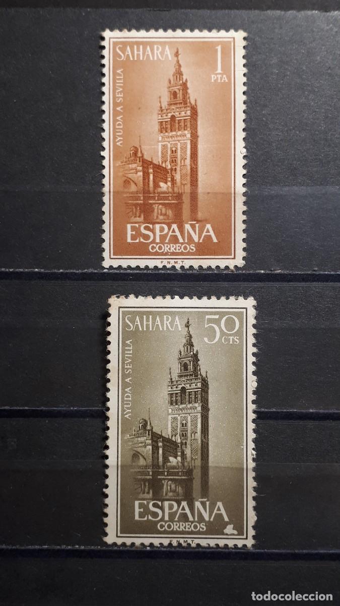 Sellos: S&Aacute;HARA. A&Ntilde;O 1963. *. EDIFIL 215/6