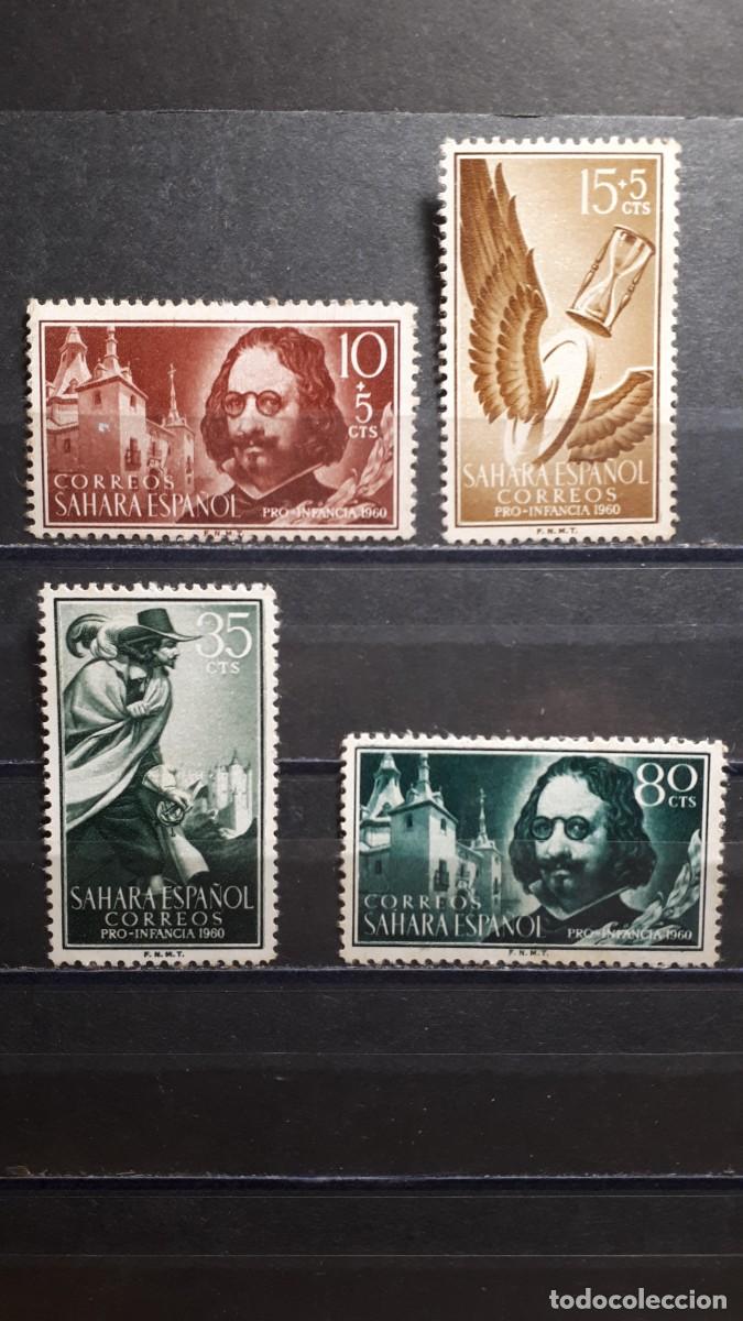Sellos: S&Aacute;HARA. A&Ntilde;O 1960. *. EDIFIL 172/5