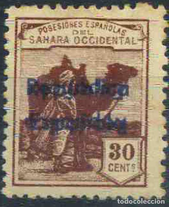 Selos: Sahara 1932-1935 doble habilitaci&oacute;n horizontal, una invertida