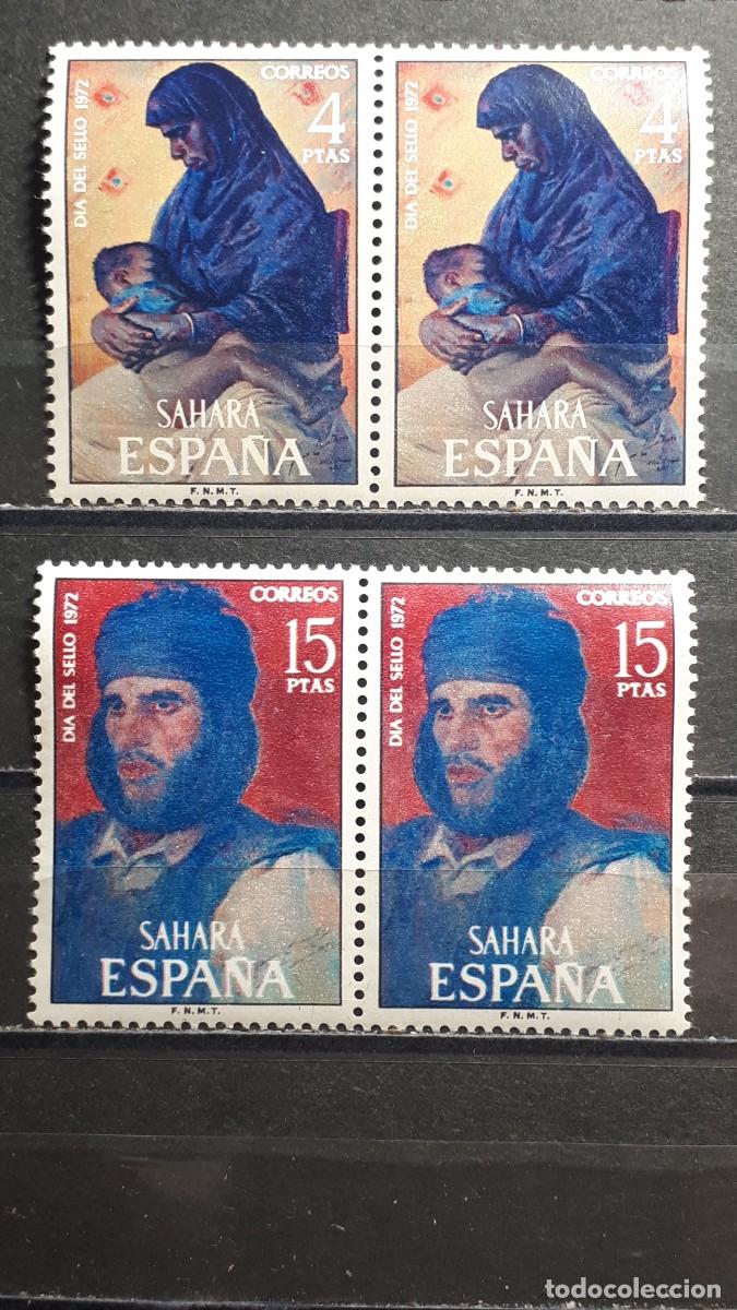 Stamps: S&Aacute;HARA . A&Ntilde;O 1972. **. EDIFIL 306/7. PAREJA