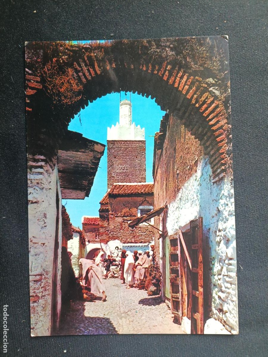 Sellos: Xauen, Marruecos. No escrita