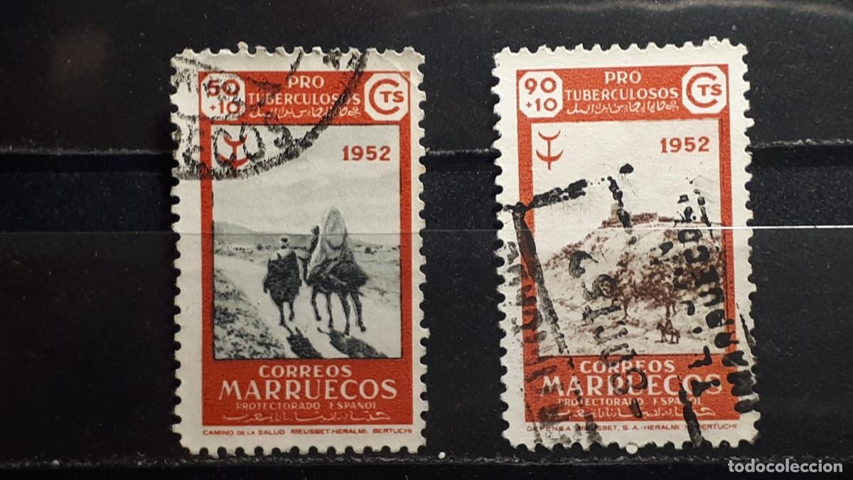 Sellos: MARRUECOS. A&Ntilde;O 1952. &deg;. EDIFIL 363/4