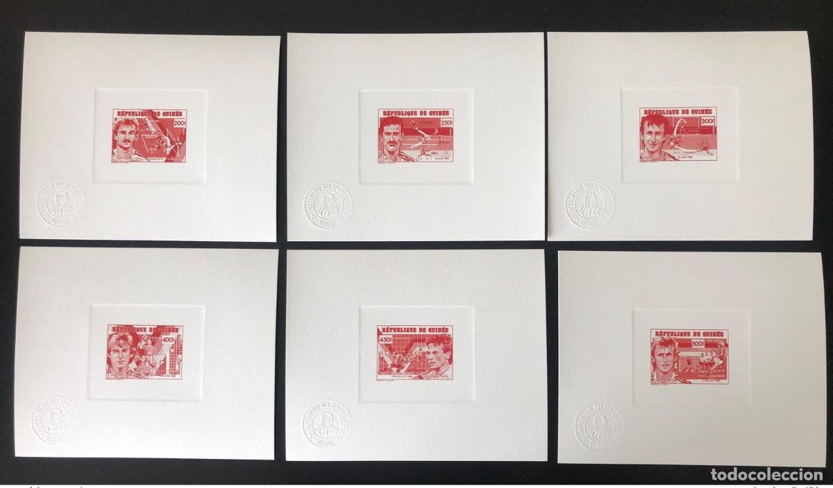 Sellos: Guinea 1990 1991 Artista Evento Mi. 1308 1313 Copa Mundial de la FIFA F&uacute;tbol Italia