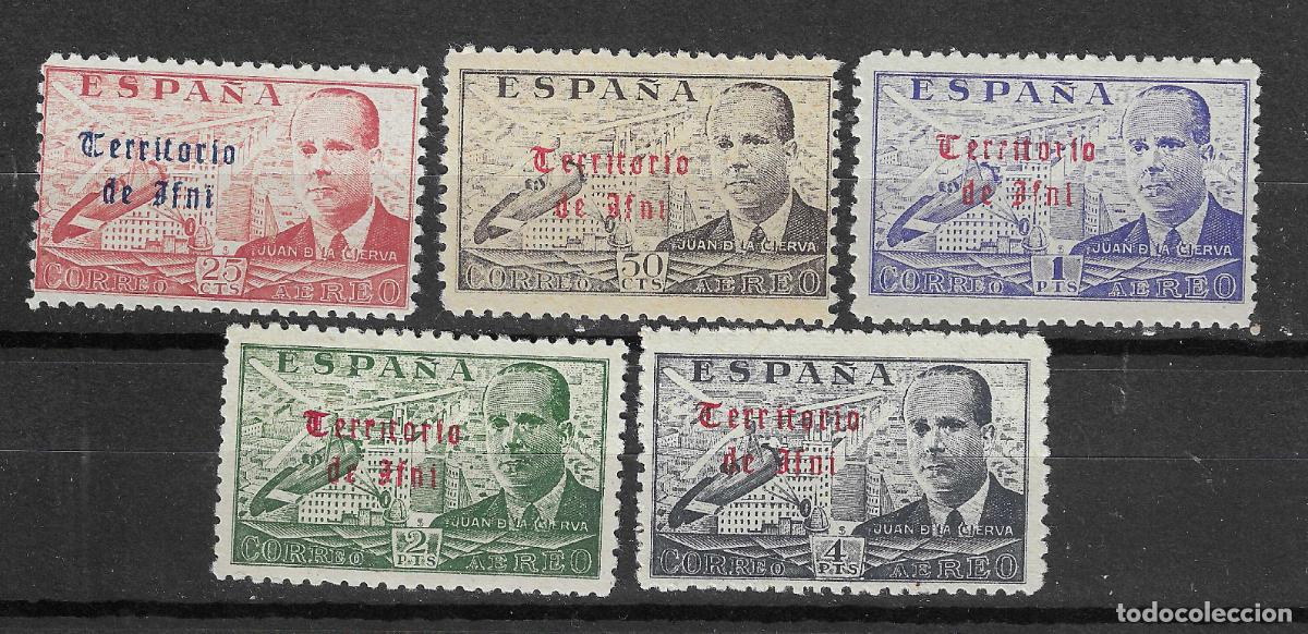 Francobolli: IFNI 1949 EDIFIL 59/63*