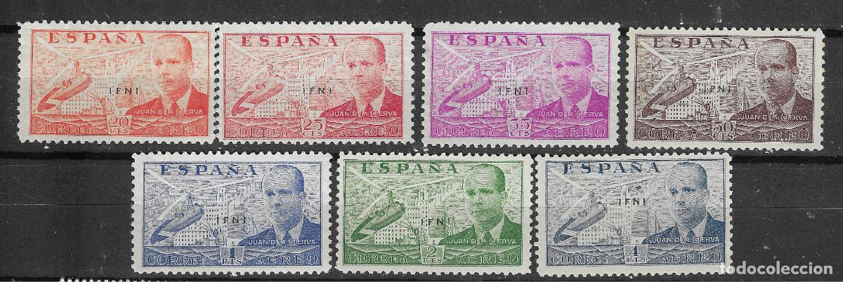 Stamps: IFNI 1949 EDIFIL 15A/15G* SERIE COMPLETA VER CATALOGO ESPECIALIZADO