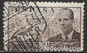 Sellos: T&Aacute;NGER 1941 Sello de Espa&ntilde;a usado en T&aacute;nger, EDIFIL n&ordm; 943 (o)