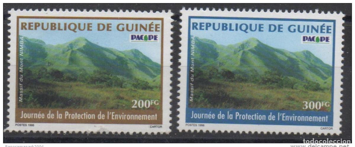 Sellos: Guinea 1998 Mi. 2212 Un d&iacute;a de la Protecci&oacute;n del Medio Ambiente poco frecuente
