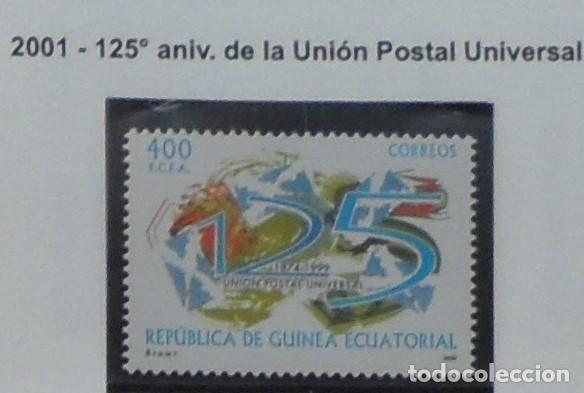 Sellos: 2001-ESPA&Ntilde;A-SELLOS NUEVOS-EX-COLONIA-VER FOTO-GUINEA ECUATORIAL-N&ordm;275-125 ANIVERSARIO UNION POSTAL