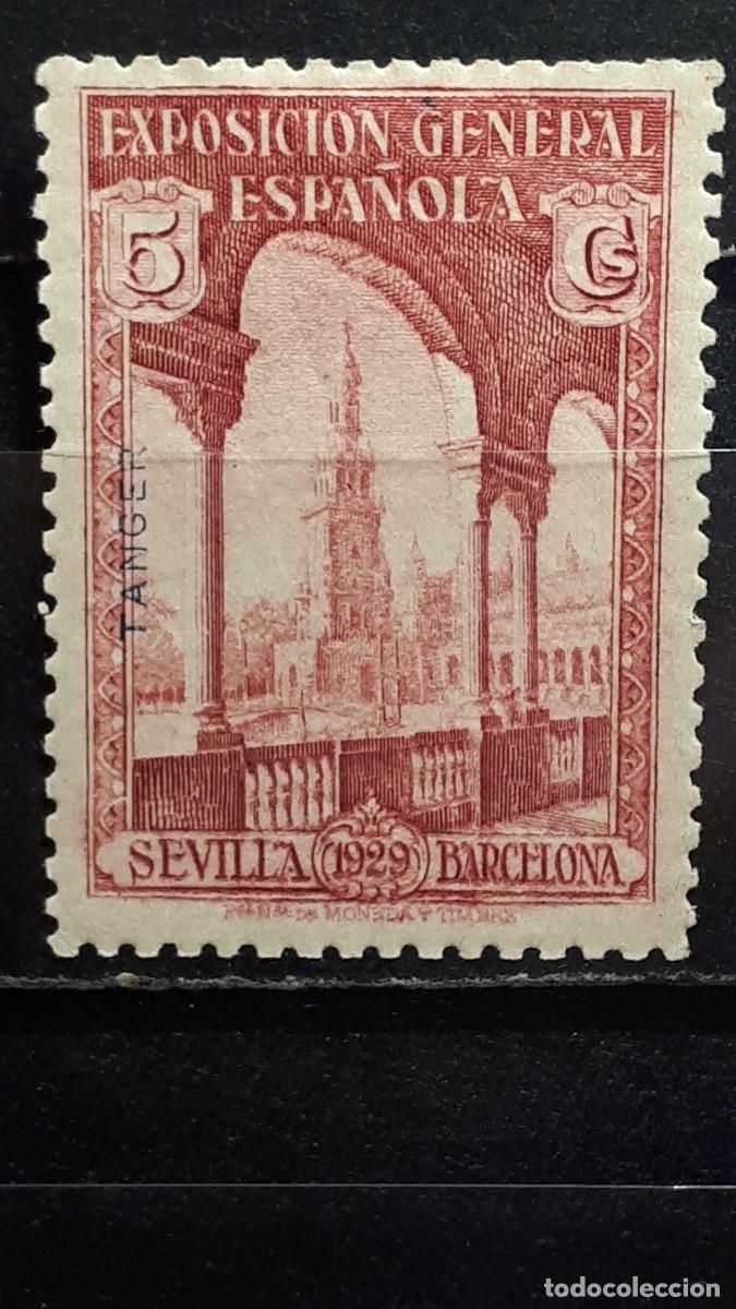 Sellos: T&Aacute;NGER . A&Ntilde;O 1929. *. EDIFIL 37