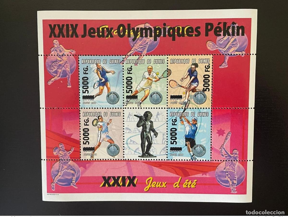 Sellos: Guinea 2008 Mi. 6285-6289 Juegos Ol&iacute;mpicos sobrecargados Sydney 2000 Beijing