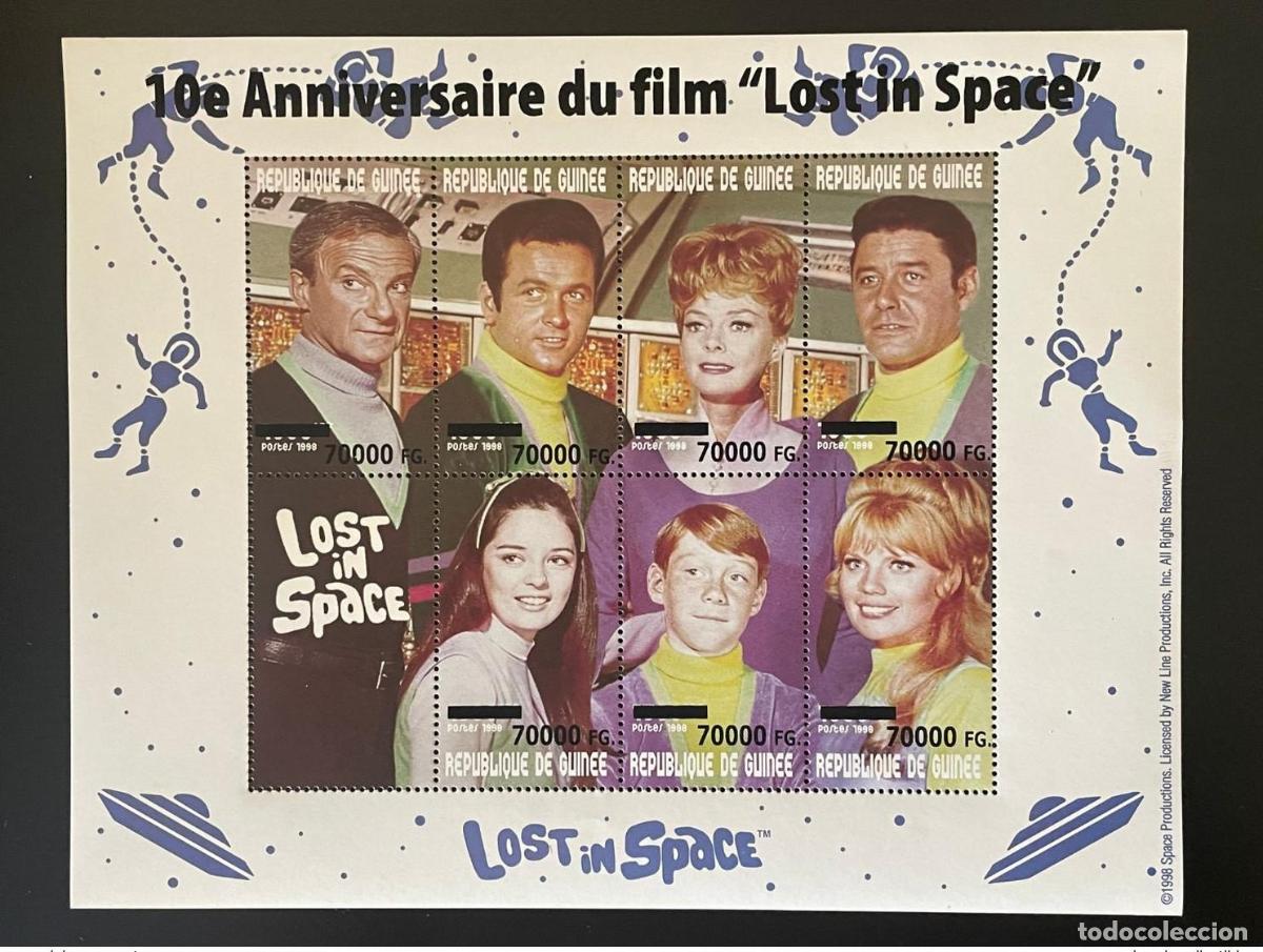 Sellos: Guinea 2008 Mi. 6345 - 6351 sobrecargado Lost in Space Film Movie Raumfahrt