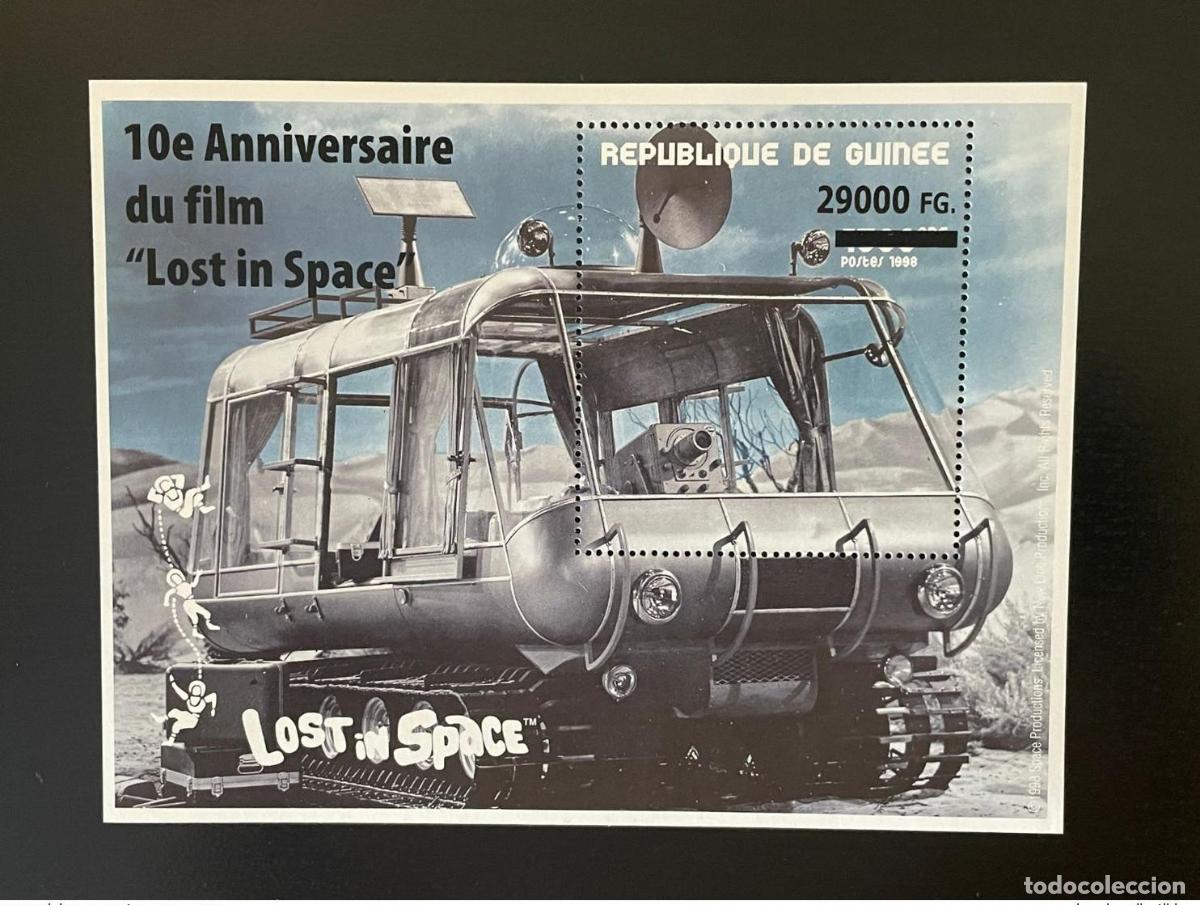 Sellos: Guinea 2008 Mi. Bl. 1654 Overloaded Noir Black Lost in Space Film Movie
